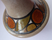 Load image into Gallery viewer, 1970s POOLE POTTERY Vase OLYMPUS with Rare Stylised Seville Oranges Pattern
