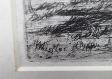 Load image into Gallery viewer, Whistler Etching and Drypoint Greenwich Part 1859 Signed
