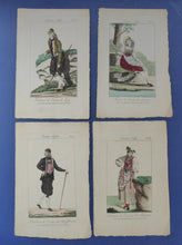 Load image into Gallery viewer, 19th Century Swiss Cantons Regional Costume Antique Prints

