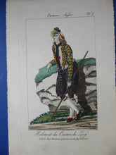 Load image into Gallery viewer, 19th Century Swiss Cantons Regional Costume Antique Prints
