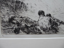 Load image into Gallery viewer, Arthur Briscoe Flooded Decks Drypoint Etching 1931
