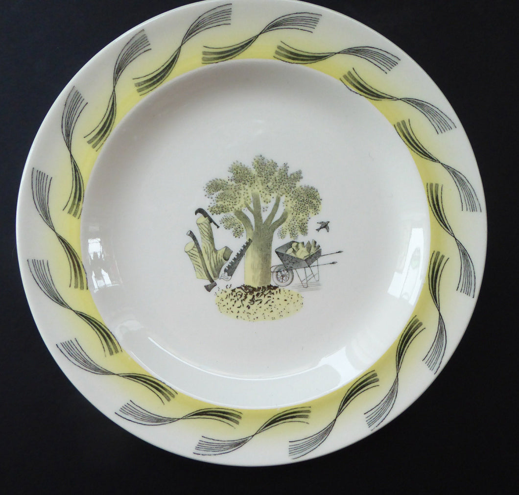 ERIC RAVILIOUS. Vintage 1953 Original Wedgwood Side Plates from the 