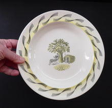 Load image into Gallery viewer, ERIC RAVILIOUS. Vintage 1953 Original Wedgwood Shallow Soup or Pudding Plates from the &quot;Garden Series&quot;. 9 1/4 inches
