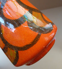 Load image into Gallery viewer, 1970s Orange Poole Dephis Vase
