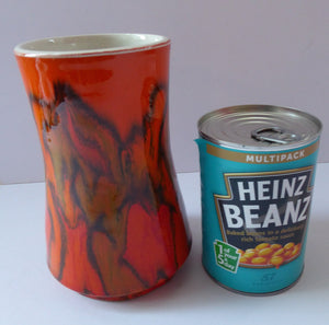 1970s POOLE DELPHIS Vase (Shape 83). 6 1/4 inches in height