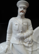 Load image into Gallery viewer, LORD KITCHENER. Antique Slip Cast STAFFORDSHIRE Figurine; c 1900. Excellent Condition
