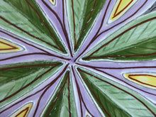 Load image into Gallery viewer, 1950s Swedish LAHOLM Bowl with Stylised Image of a Flower.  Attractive Large Scandinavian Vintage Dish
