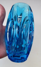 Load image into Gallery viewer, LENS or BULLET Vase (No. 914). Geometric Czech Art Glass by Rosice Glassworks, Sklo
