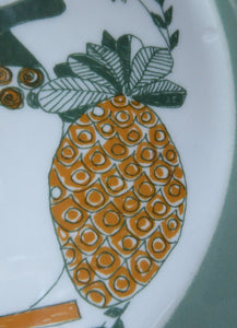 1960s NORWEGIAN PLATE by Figgjo Flint. Sicilia Design Featuring Girl with Grapes