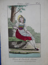 Load image into Gallery viewer, 19th Century Swiss Cantons Regional Costume Antique Prints
