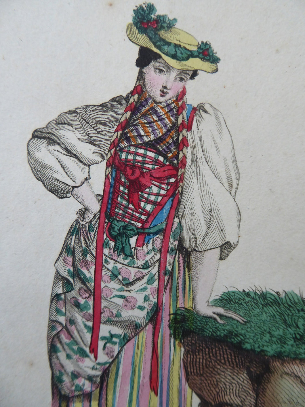 19th Century Swiss Cantons Regional Costume Antique Prints