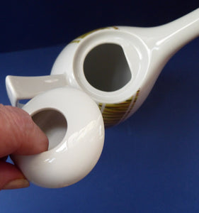 POLISH Coffee Pot. Chodziez Hummingbird Porcelain Pot Designed by Marzena Wolinska