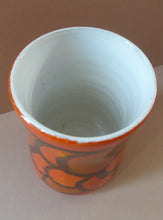 Load image into Gallery viewer, 1970s Orange Poole Dephis Vase
