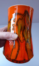 Load image into Gallery viewer, 1970s POOLE DELPHIS Vase (Shape 83). 6 1/4 inches in height
