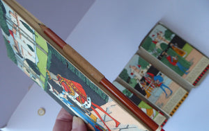 Rare 1930s CONTRACT BRIDGE Score Pads. Art Deco "Court Royal" Set with Chromolithograph Images of a Medieval Court