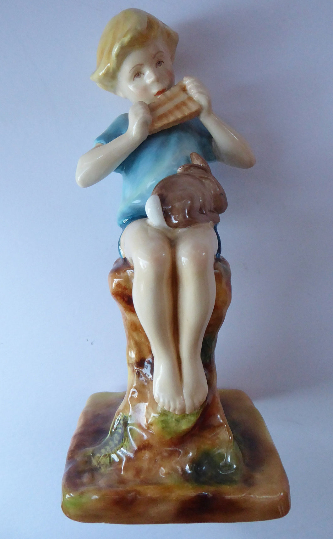 ROYAL WORCESTER Figurine. Vintage Peter Pan Figure by Frederick Gertner (No. 3011). Perfect Condition