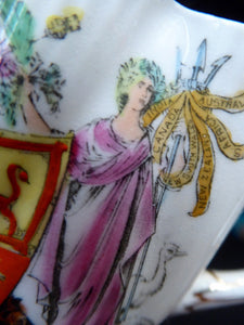 1902 Foley China Trio Coronation of Edward VII 1902