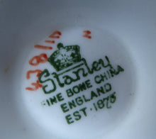 Load image into Gallery viewer, Pretty ELIZABETH II 1953 Porcelain Trio.  Coronation Cup, Saucer and Side Plate. STANLEY Pottery
