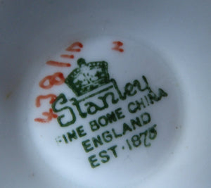 Pretty ELIZABETH II 1953 Porcelain Trio. Coronation Cup, Saucer and Side Plate
