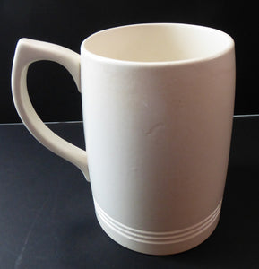 1940s KEITH MURRAY for Wedgwood. Large Mug or Tankard. Fine Vintage Condition in Moonstone Glaze