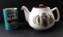 Load image into Gallery viewer, 1960s Langley Jamaica Pattern Teapot Tropical Fruits
