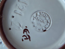 Load image into Gallery viewer, 1950s Swedish LAHOLM Bowl with Stylised Image of a Flower.  Attractive Large Scandinavian Vintage Dish
