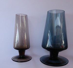 1960s STROMA. Classic Scottish CAITHNESS GLASS Peat Coloured Liqueur or Shot Glasses