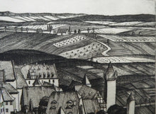 Load image into Gallery viewer, William Wilson Etching. Rothenburg ob der Tauber 1929
