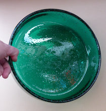 Load image into Gallery viewer, NORWEGIAN 1950s HADELAND Glass. Greenland Series LARGE Shallow Bowl or Platter. Designed by Arne Jon Jutrem. 9 3/4 inches

