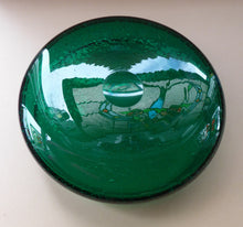 Load image into Gallery viewer, NORWEGIAN 1950s HADELAND Glass. Greenland Series LARGE Shallow Bowl or Platter. Designed by Arne Jon Jutrem. 9 3/4 inches
