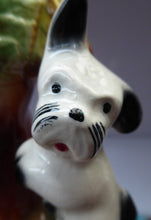 Load image into Gallery viewer, PAIR. 1960s Westgate Pottery Posy Dishes. Rarer Pair:  One with a Terrier Dog and the Other with a Cute Little Bunny Rabbit

