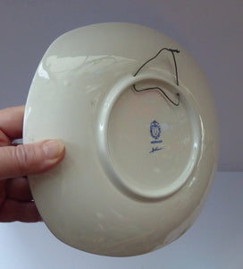 1960s NORWEGIAN Stavangerflint Wall Decoration Plate. Larvik Ferry & Sandifjord and VisAfold