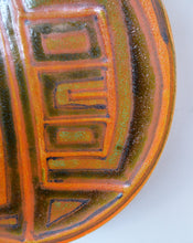 Load image into Gallery viewer, 1960s Poole Pottery Studio Backstamp Hand Decorated Plate
