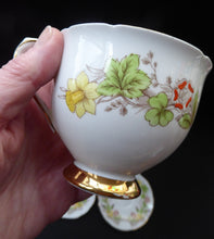 Load image into Gallery viewer, Pretty ELIZABETH II 1953 Porcelain Trio.  Coronation Cup, Saucer and Side Plate. STANLEY Pottery
