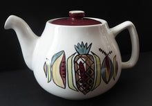 Load image into Gallery viewer, 1960s Langley Jamaica Pattern Teapot Tropical Fruits
