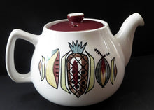 Load image into Gallery viewer, 1960s Langley Jamaica Pattern Teapot Tropical Fruits
