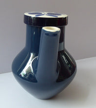 Load image into Gallery viewer, German 1960s MELITTA Blue Sunflowers PORCELAIN Coffee Pot. Designed by Lilo Kantner
