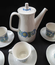 Load image into Gallery viewer, FIGGJO FLINT 1960s Norwegian Turi LOTTE Tor Viking Complete Coffee Set. Pot, Milk and Sugar, Six Cups and Saucers
