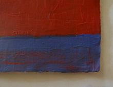 Load image into Gallery viewer, Frank Beanland Abstract Spot Painting Red and Blue Abstract
