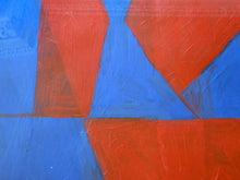 Load image into Gallery viewer, Frank Beanland Abstract Spot Painting Red and Blue Abstract
