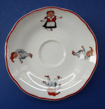 Load image into Gallery viewer, Vintage NORWEGIAN Porsgrund NISSE Elves or Gnomes THREE Spare Saucers. Dated 1993 on the base
