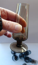 Load image into Gallery viewer, 1960s STROMA. Classic Scottish CAITHNESS GLASS Peat Coloured Liqueur or Shot Glasses
