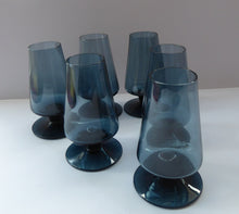 Load image into Gallery viewer, 1960s STROMA. Classic Scottish CAITHNESS GLASS Twilight Coloured Liqueur or Shot Glasses
