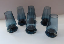 Load image into Gallery viewer, 1960s STROMA. Classic Scottish CAITHNESS GLASS Twilight Coloured Liqueur or Shot Glasses
