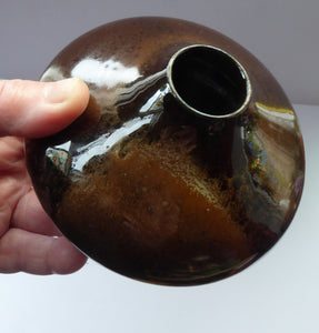 British Art Pottery. Vintage 1970s Poole Pottery Pebble Vase by Alan White