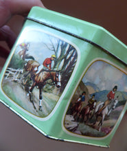 Load image into Gallery viewer, Horsese Biscuit Tin. Pony Treking Image
