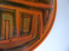 Load image into Gallery viewer, 1960s Poole Pottery Studio Backstamp Hand Decorated Plate
