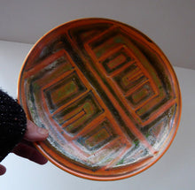 Load image into Gallery viewer, 1960s Poole Pottery Studio Backstamp Hand Decorated Plate
