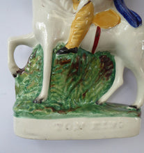 Load image into Gallery viewer, TOM KING HIGHWAYMAN. 19th Century Antique Staffordshire Figurine 1850s
