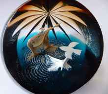 Load image into Gallery viewer, CAITHNESS GLASS. Limited Edition Vintage Paperweight. Baptism by Helen MacDonald. Limited Edition of 75
